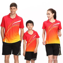 China Fábrica Criança Família Sports Badminton Jersey